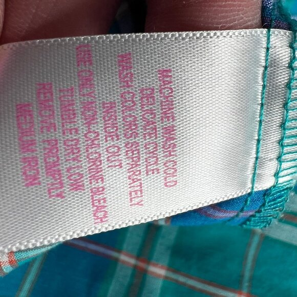 Woman Within Plaid Button-Down Shirt – Size 2X - Picture 5 of 5